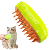 Cat Steam Brush Steamy Dog Brush 3 in 1 Electric Spray Cat Hair Brushes