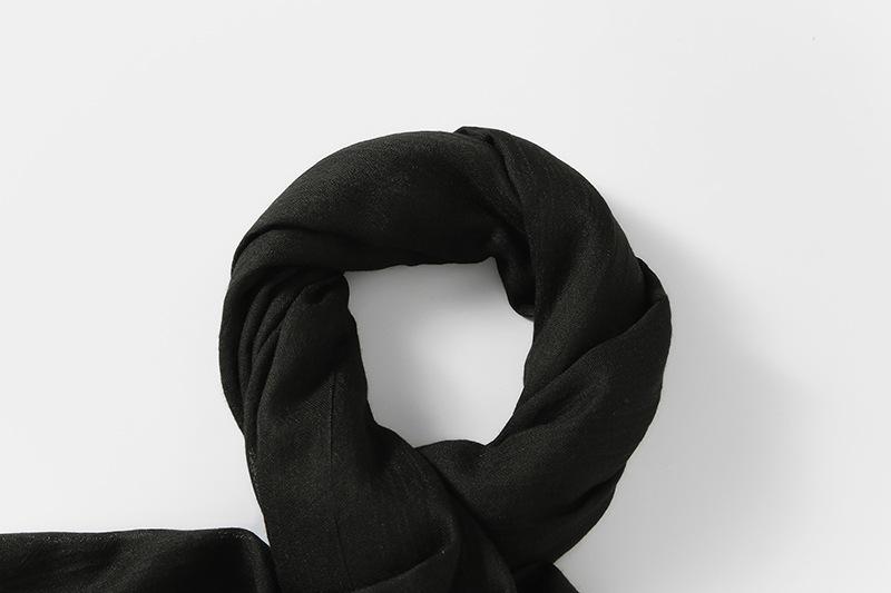 Soft Linen Texture Scarf