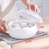 Multi-Layer Microwave Steamer with Lid