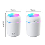 Precise: 300ml USB Air Humidifier with LED Lights