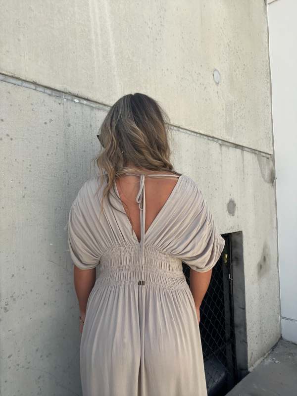 Beckie - Maxi dress with V-neckline