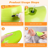 Cat Steam Brush Steamy Dog Brush 3 in 1 Electric Spray Cat Hair Brushes