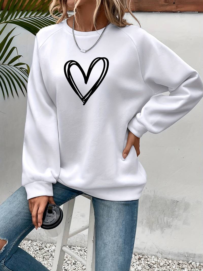 Mary | Jumper with heart print