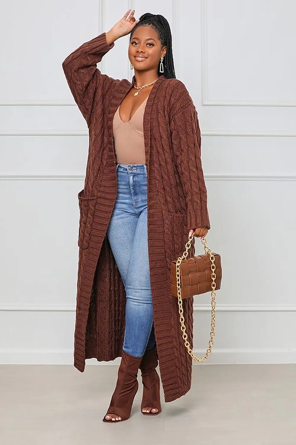 Rita - Long cardigan