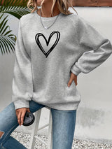 Mary | Jumper with heart print