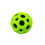 Anti-fall Moon Shape Porous Bouncy Ball Kids Indoor Outdoor Toy Ergonomic Design