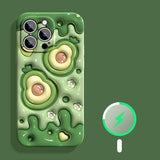 Cute 3D Fruit Silicone Drop Resistant Premium Phone Case