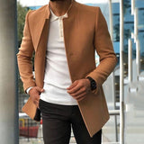 Hristofor - Men's coat fashion single-coloured