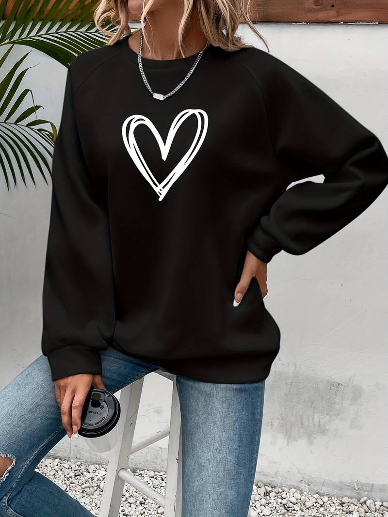 Mary | Jumper with heart print