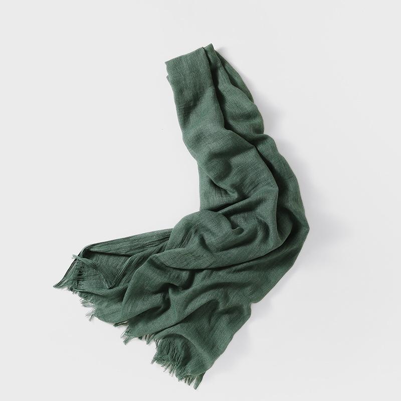 Soft Linen Texture Scarf