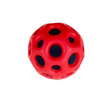 Anti-fall Moon Shape Porous Bouncy Ball Kids Indoor Outdoor Toy Ergonomic Design