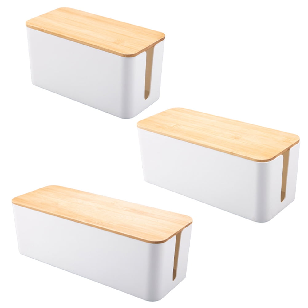 Wooden Cable Storage Box