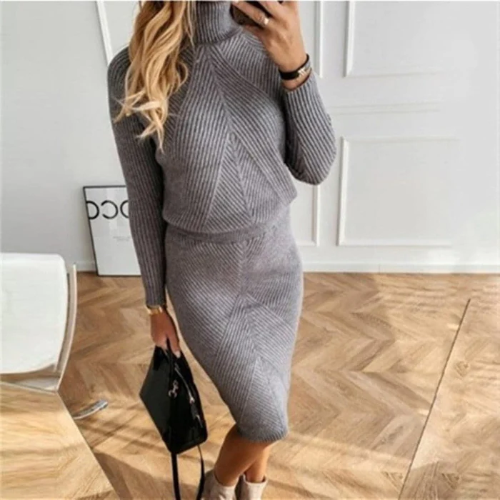 Carla® | Cosy sweater knit dress