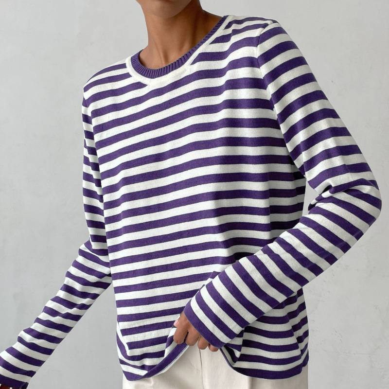 Eirian - Elegant striped T-shirt