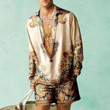 Men's Shirt Shorts Suit 88951858YM