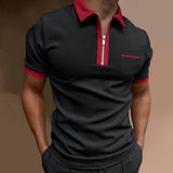 Men's Lapel Casual Polo Shirt