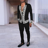 Men's Loose Casual Two Piece Shirt 36106995YM