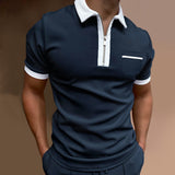 Men's Lapel Casual Polo Shirt