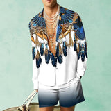 MEN'S SHIRT SHORTS SUIT 70979040YM