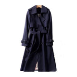 Ladies Trench Coat with Double Button Placket