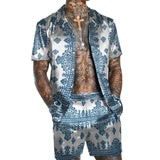 Men's Hawaiian Matching Set Summer Beach Two Piece Outfits 15225102L