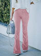 Imogen - Fashionable flared trousers with stretch