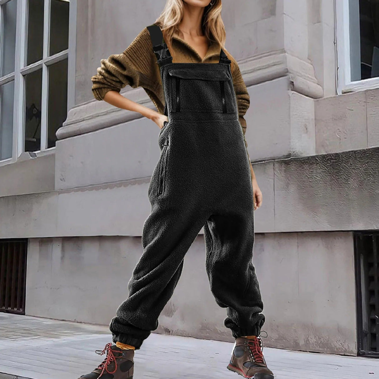 Eloisa - Warm jumpsuit for women casual jumpsuit