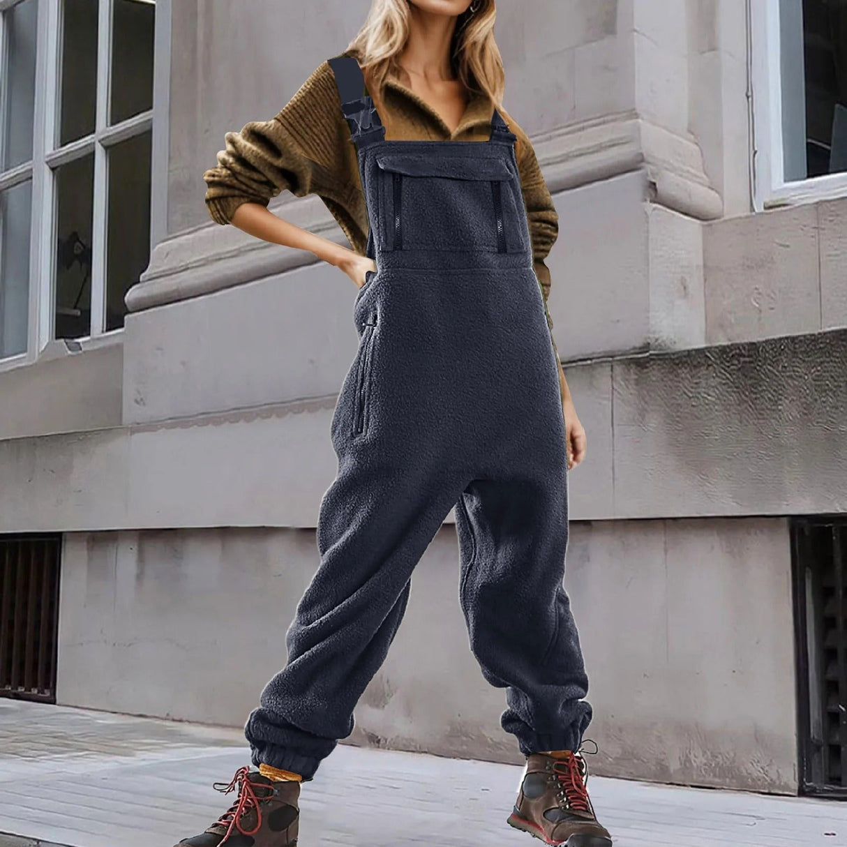 Eloisa - Warm jumpsuit for women casual jumpsuit