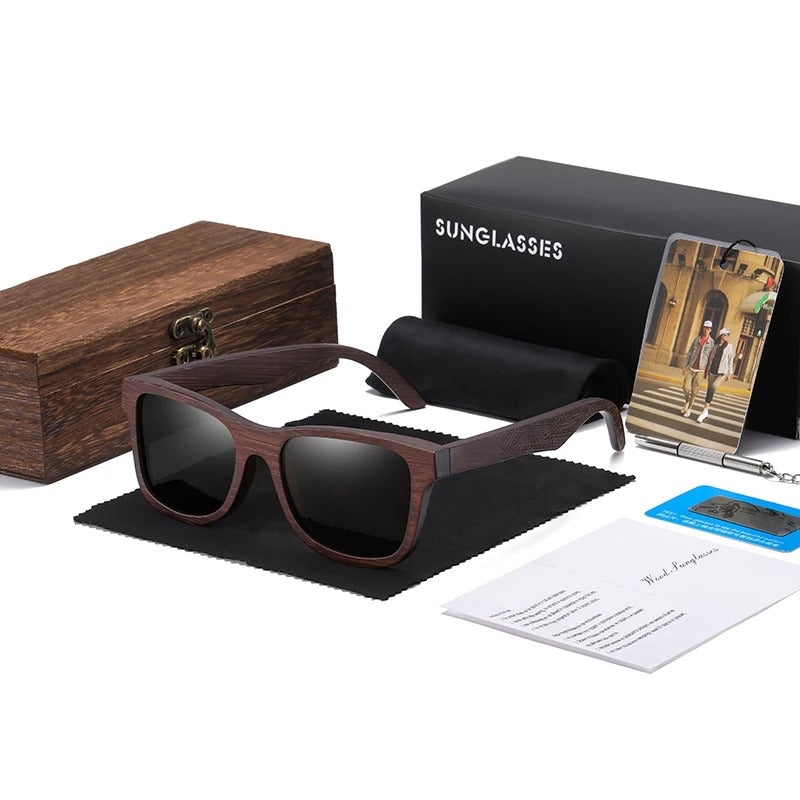 Aura Wooden Sunglasses