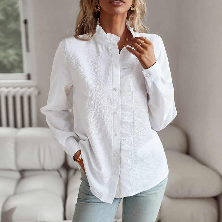 Lisbeth - Elegant long sleeve blouse